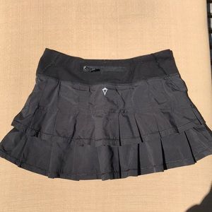 Ivivva (Lululemon) Girls Black Tennis Skirt
